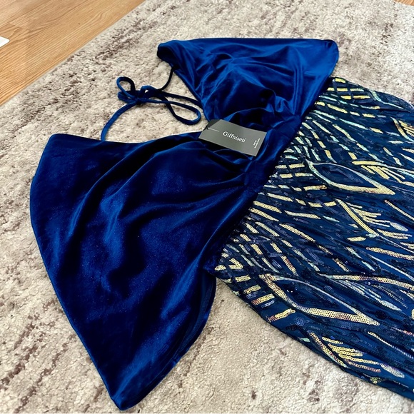 Giffniseti Sequin Velvet Dress - Picture 4 of 7